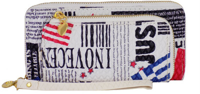 

Bagaholics Women Multicolor Artificial Leather Wallet(8 Card Slots), White