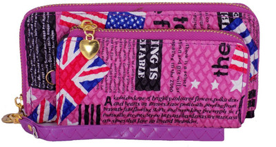 

Bagaholics Women Multicolor Artificial Leather Wallet(8 Card Slots), Pink