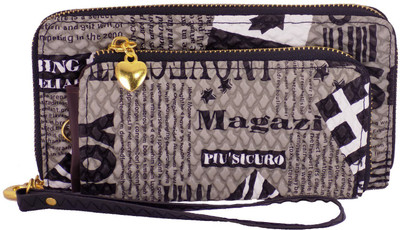 

Bagaholics Women Multicolor Artificial Leather Wallet(8 Card Slots), Ash