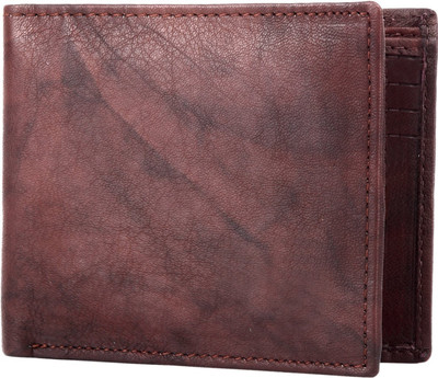 

Effingo Men Brown Genuine Leather Wallet(6 Card Slots)