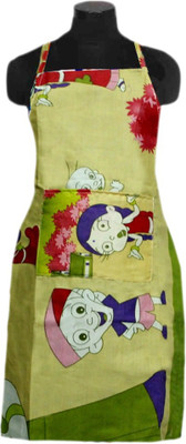 

Shivkirpa Cotton Home Use Apron - Medium(Multicolor, Single Piece)