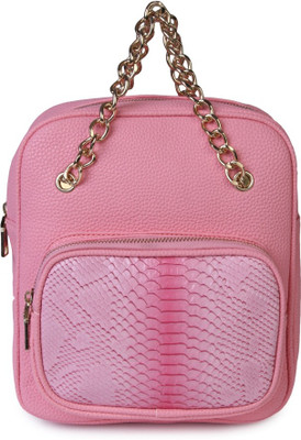 

Kleio Designer Fancy Backpack and Sling Bag 2.5 L Backpack(Pink)