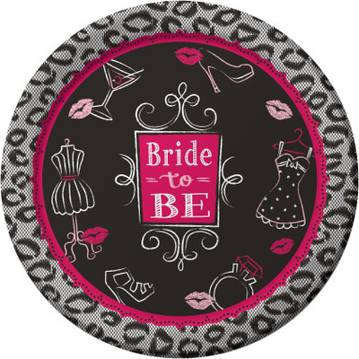 

Funcart Funcart Bridal Bash 9 inch Plates Plate(Pack of 8)