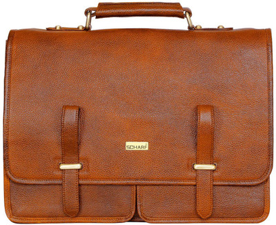 

Scharf Philip TomasRaise The Bag 17 LaptopMacbook Shoulder Messenger Bag(Tan, 17 inch)