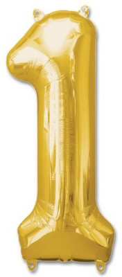 

ROCK THE PARTY Solid GOLDEN 1 Balloon(Gold, Pack of 1)