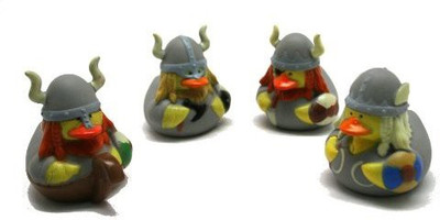 

Fun Express Viking Rubber Duckies Bath Toy(Multicolor)