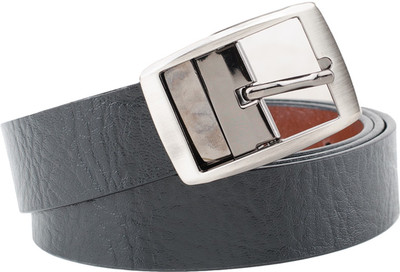 

LeWIS Men Casual Black Genuine Leather Belt