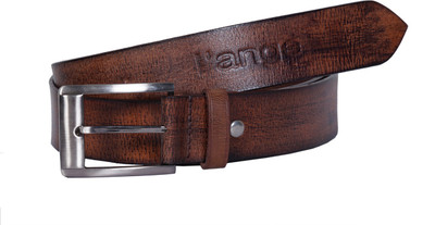 

l'ange Men Casual Brown Genuine Leather Belt
