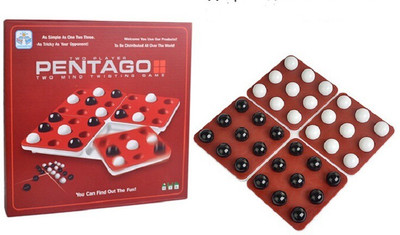 

Montez PENTAGO Marbles Mind Twisting Board Game for Two Players Board Game Board Game