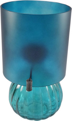 

Indian Ocean Night Lamp With Tealight Candle(Blue, Pack of 1)
