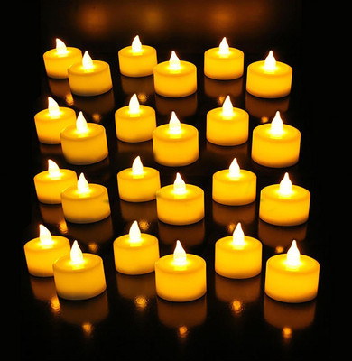 

LED LED flameless Candle(Yellow, Pack of 24)