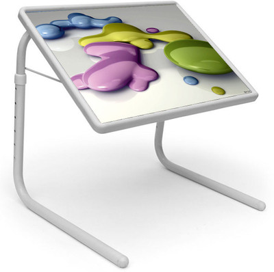 

Shopper52 Plastic Portable Laptop Table(Finish Color - White)