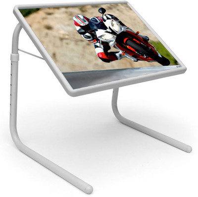 

Shopper52 Plastic Portable Laptop Table(Finish Color - White)