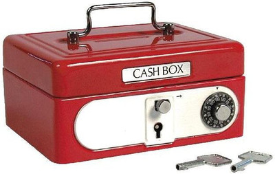 

Schylling Locking Cash Box Coin Bank(Multicolor)