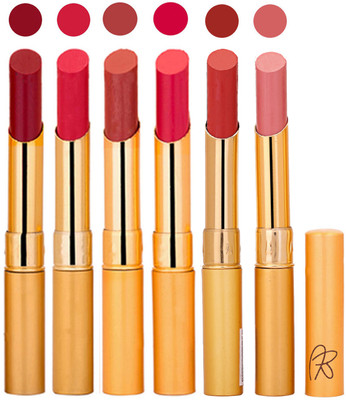 

Rythmx 6 Pcs Color Lipstick Makeup Creamy Matte Long Lasting Lip Colors 162201734(Multicolor,, 13.2 g)