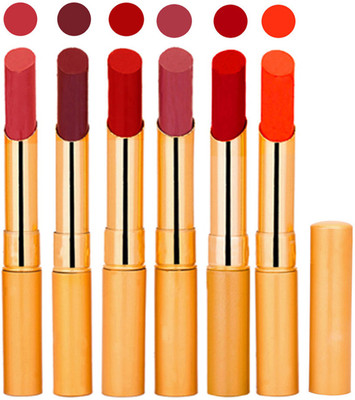 

Rythmx Imported Lipstick Combo of 6 Pcs for Ladies Women Girls 162201702(Multicolor,)
