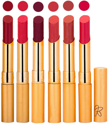 

Rythmx 6 Pcs Color Lipstick Makeup Creamy Matte Long Lasting Lip Colors 162201725(Multicolor,)