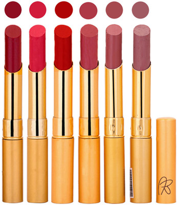 

Rythmx 6 Pcs Color Lipstick Makeup Creamy Matte Long Lasting Lip Colors 162201724(Multicolor,, 13.2 g)