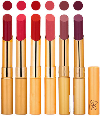 

Rythmx 6 Pcs Color Lipstick Makeup Creamy Matte Long Lasting Lip Colors 162201706(Multicolor,, 13.2 g)