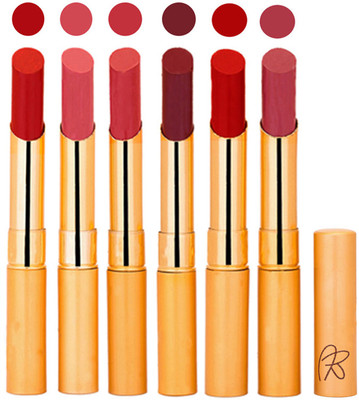 

Rythmx 6 Pcs Color Lipstick Makeup Creamy Matte Long Lasting Lip Colors 162201746(Multicolor,, 13.2 g)