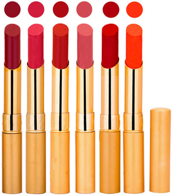 

Rythmx 6 Pcs Color Lipstick Makeup Creamy Matte Long Lasting Lip Colors 162201705(Multicolor,, 13.2 g)