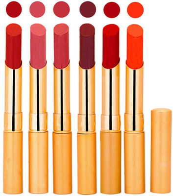 

Rythmx 6 Pcs Color Lipstick Makeup Creamy Matte Long Lasting Lip Colors 162201749(Multicolor,)