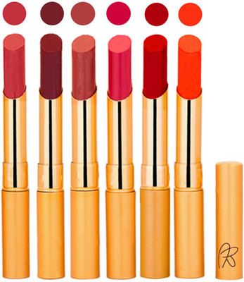 

Rythmx Imported Lipstick Combo of 6 Pcs for Ladies Women Girls 162201713(Multicolor,)