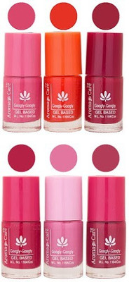 

Aroma Care Care Matte Nail Polish Combo-cc 5-12-524-551-572-608 N Multicolor,(Pack of 6)