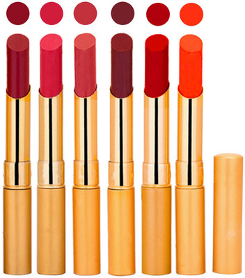 

Rythmx 6 Pcs Color Lipstick Makeup Creamy Matte Long Lasting Lip Colors 162201713(Multicolor,)
