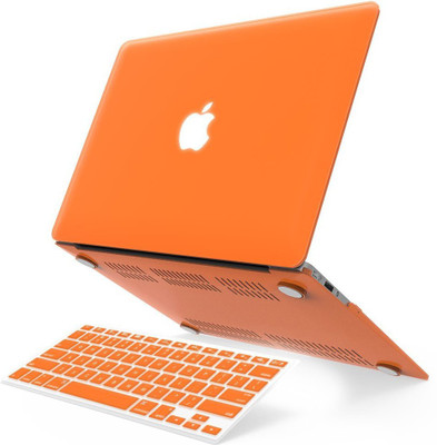 

LUKE For MacBook Air 13" 13-inch Case (Orange), Skin Case cover for MacBook Air 13.3" Shell Cover Case + Get Silicone Keyboard Cover + Touchpad Protector Free Combo Set