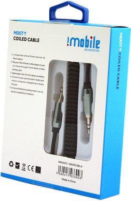 

IMobile 1.8 M Aux Cable Car Stereo Audio Cable(Black)
