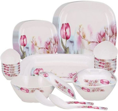 

Milton SQUARE ROUND Pack of 31 Dinner Set(Melamine)