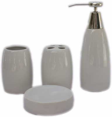 

EON Ceramic Bathroom Set(Pack of 4)