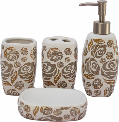 

EON Ceramic Bathroom Set(Pack of 4)