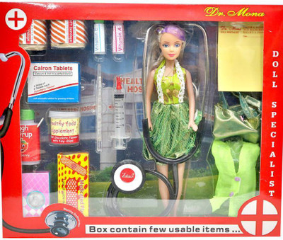 

Ganpati Enterprises GANPATI Dr.Barbie Doll set(Multicolor)