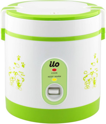 

Ilo IHRC-2001 Electric Rice Cooker(0.6 L, Green, White)