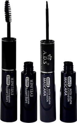 

ADS 2IN1 Longer Waterproof with Fiber Eyeliner/Mascara 20 ml(A1627)
