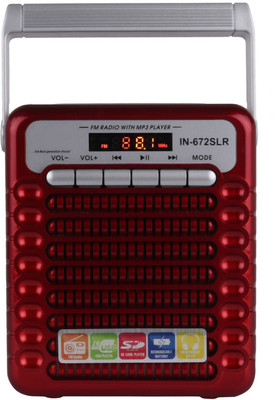 

Yuvan IN-672SLR Solar USB/ SD Player With FM Radio(Maroon, Grey)