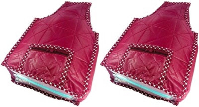 

Kuber Industries Designer Rexine Quilted Blouse Cover Set of 2 Pcs(Maroon) " KI27101P26(Pink)