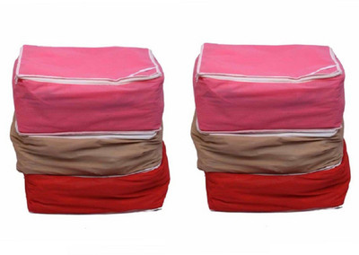 50 Off On Kuber Industries Designer Non Woven Saree Cover Set Of