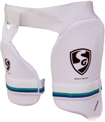 SG Combo Ultimate RH Cricket Thigh Guard(White)