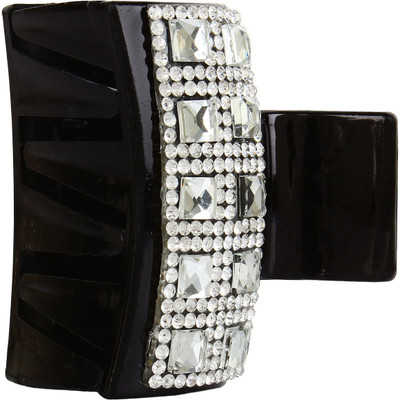 

Brazeal studio Clip Hair Clip(Black, White)