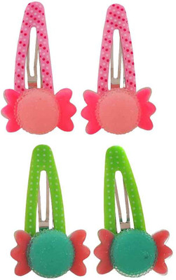 

Maayra 4 School Wear Clips Tic Tac Clip(Pink)