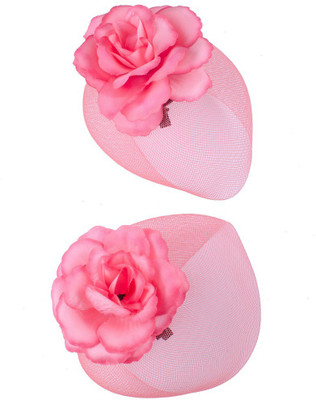 

Kabello Fancy Rose Flower For Party And Functions Hair Clip(Pink)