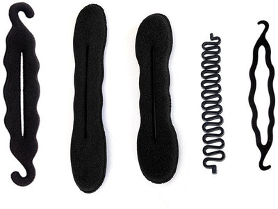 

Snupy Braid ponytail hair bun maker Hair Accessory Set(Black)