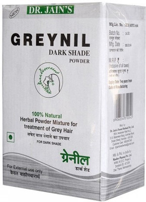 

Dr. Jain's Greynil Dark Shade Herbal Hair Colour Treatment Hair Color(Dark)