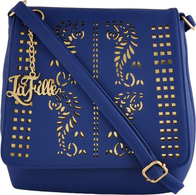 LaFille Hand-held Bag(Blue)