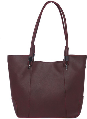 

Fur Jaden Tote(Maroon)