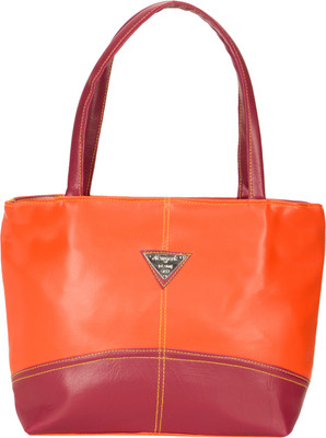 

Cottage Hand-held Bag(Orange, Maroon), Maroon;orange