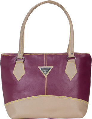 

Cottage Hand-held Bag(Maroon, White)
